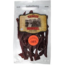 MV Vargas California Dry Beef Jerky - Original Flavor - Extra Dry Style Jerky - 7 oz