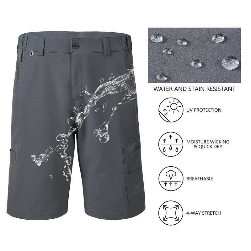Bassdash FP01M Men's 10.5 Inch Angel Shorts Quick Dry UPF
