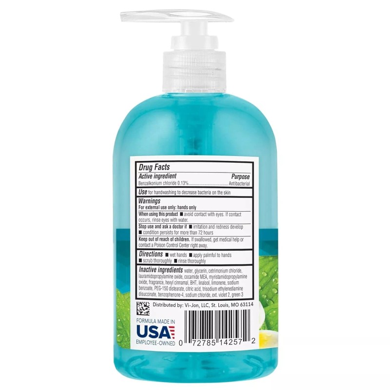 Germ-X Moisturizing Antibacterial Hand Soap, pH Balanced, Spring Rain, 12