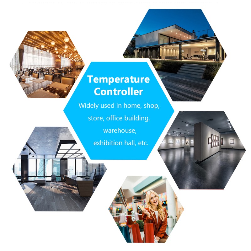 [通拓商品]Programmable Smart Digital Thermostat Room Temperature Controller with LED Touchscreen