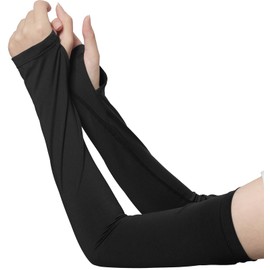 Acclis al24027 Women's Arm Cover, UV Protection, UV Protection, Sun Protection, Long Finger Holes, Finger Back, Cool Feel, Cool to Touch, Quick Drying, Absorbent, Quick Drying, For Sports, Work, Golf,