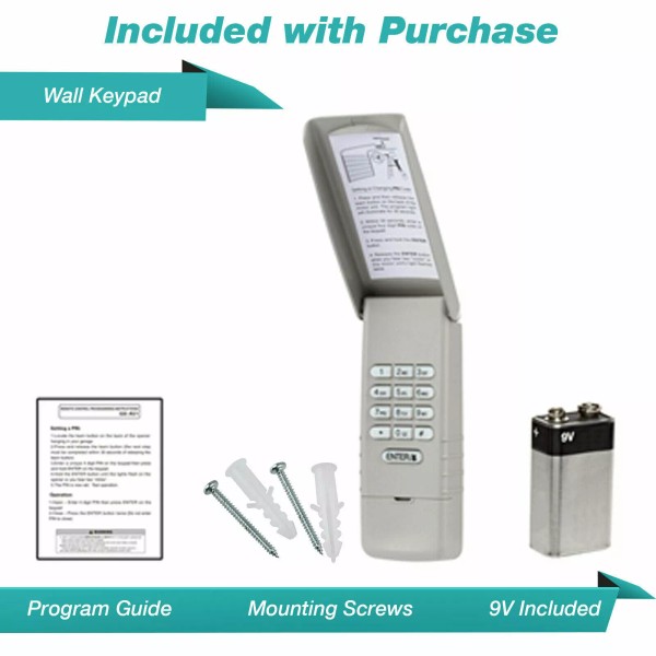 GateMaster For Liftmaster 977LM Keypad Wall Garage Door Opener 139.53754