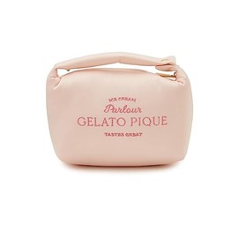Gelato Pique PWGB234659 Satin Logo Embroidered Handle Pouch, pink (PNK)