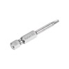 sourcing map H3 Hex Screwdriver Bit 1/4" Hex Shank 2"