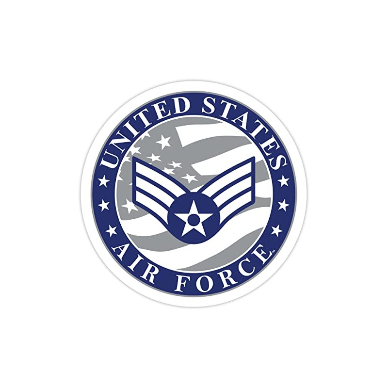 7.62 Design E-4 Senior Airman 3.5" U.S. Air Force Rank