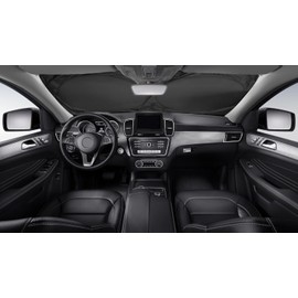 Timotech Parasol para Auto, Cubre Sol para Auto Plegable para Parabrisas, Protección Solar Interior para Auto con Bolsa de Almacenamiento (Mediano)