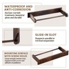 Colingmill Wall Mounted Wood Paper Towel Holder Wooden Roll Hanging