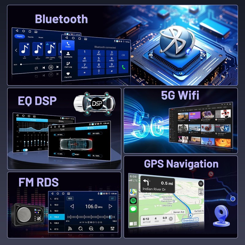 [4 Core 4+64G] Hikity for Honda Fit 2008-2013 Android Car