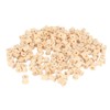 200Pcs Wooden Spools 0.55in 0.51in Unfinished Polished Wood Smoothing Wooden