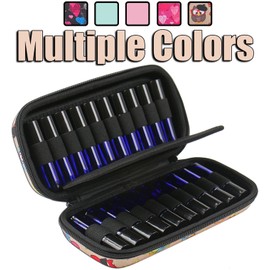 20 Bottle Essential Oil Carrying Case Premium Hard Shell Protection for up to 20 Bottles – Perfect for Roller and Standard Bottles 5ml to 10ml – Great for Travel (Fun Owls)