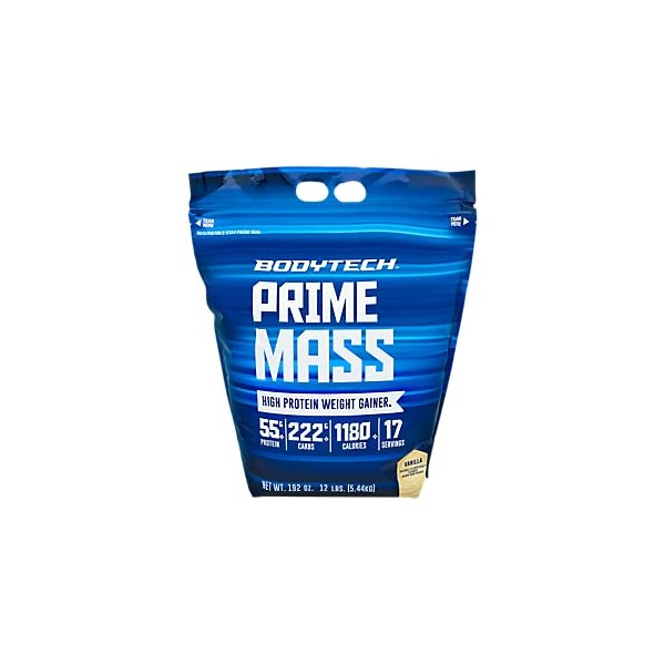 BODYTECH Prime Mass - Vanilla (12 lbs./17 Servings)