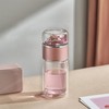 Tea Infuser Bottle 420ml Double Layer Stainless Steel Leakage Proof