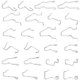 Bulb Retaining Spring Clips for H1/ H3 /H4 /H7 24pcs Car Bulb Clip Bulb Universal Car Headlight Clamp Headlamp Dip Dipped Beam Bulb Hoder