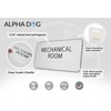 ALPHA DOG ADA SIGNS - Mechanical Room Sign with Braille