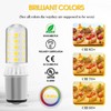 Becuice BA15D 3W 12-24V AC/DC 350LM Double Contact Bayonet with