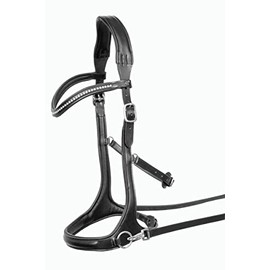 USG 14000071-100-401 "Trust" Bitless Bridle, Black, Size: Thoroughbred