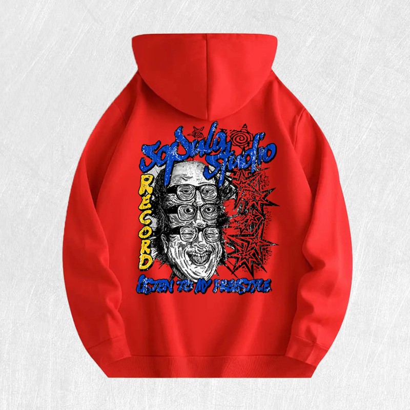 Hip - Hop Graphic Hoodie 100% Cotton US Warehouse 6