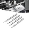 4Pcs VShaped Carving Cutter 2Edged Engraving Bit 4x0.3x15°/4x0.3x20°/4x0.3x25°/4x0.3x30°