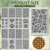 CONCHLERY 16 Sheets Clay Texture Mat Animal Series Cats Owls