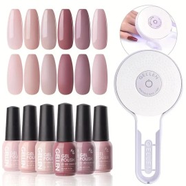 Unbranded All-in-One Gel Nail Set | UV Lamp, Colors & Tools | DIY Nails | Free Ship
