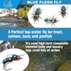 YZD Realistic Trout Hand Tie Fly Fishing Flies Collection Dry