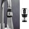 Fokroin Tap Aerator, 360° Rotatable Dual Function Tap Aerator for