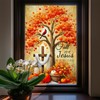 HOMETITUTE Fall Window Privacy Film24x36 Inch PVC Fall for Jesus