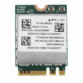 Dual Band 433Mpbs Network NGFF M2 Wireless WIFI Card 802.11AC for Lenovo
