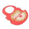 Baby Bib Washable Waterproof Superbib Reusable Infant Cartoon Feeding TowelRed