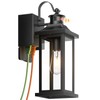 Roravilia Motion Sensor Outdoor Light for House with GFCI Outlet,