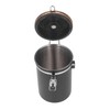 Coffee Canister 1.8L Stainless Steel Airtight Coffee Bean Storage Container