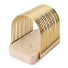 Bread Slicing Cutter Wood 304 Stainless Steel Anti Slip Bread
