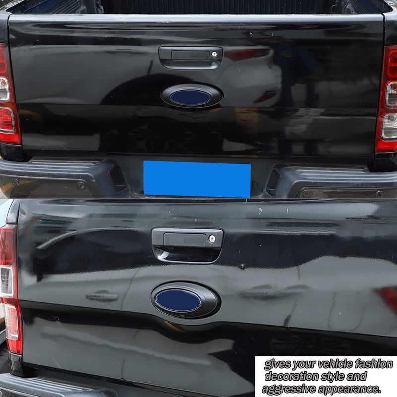 Car Tailgate Trim Cap Ring Trim Compatible with Ford Ranger