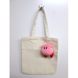 Kirby's Dream Land Kirby MC Plush Toy With Ball Chain Mascot, Height: 4.0 inches (10 cm)