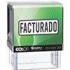 Sello Automático Empresarial, 1.4 x 3.8 cm, Frases Comerciales, Tinta