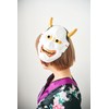 Clear Stone Japanese Mask, Hannya White, Unisex