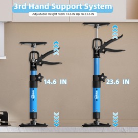 Leikius Cabinet Jacks for Installing Cabinets,3rd Hand Support System, Adjustable Steel Quick Support Rod Bearing 132LB Capacity, Extends 14.6 to 23.6",Ideal for Jack&Cabinet Installation,2PK with Bag