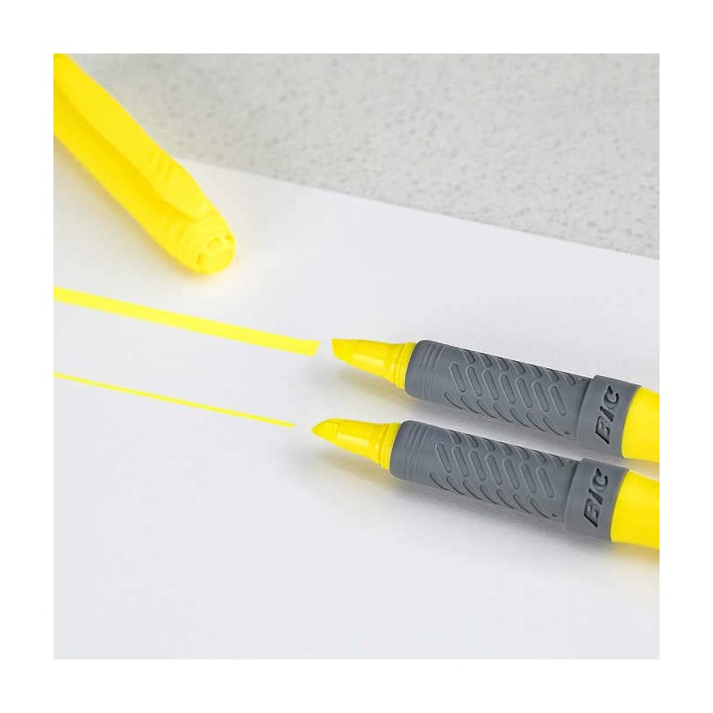 BIC Brite Liner Highlighter Combo Pack, Fluorescent Yellow, 24 ct