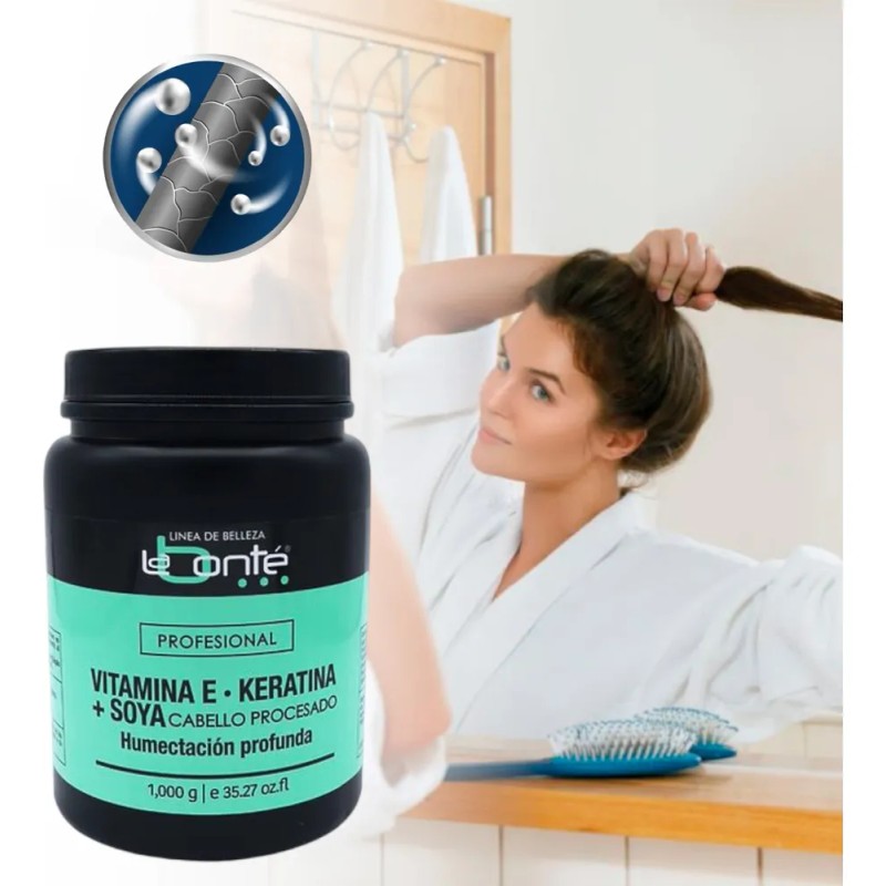 Shampoo Y Vitamina E Keratina + Soya 1kg Labonte