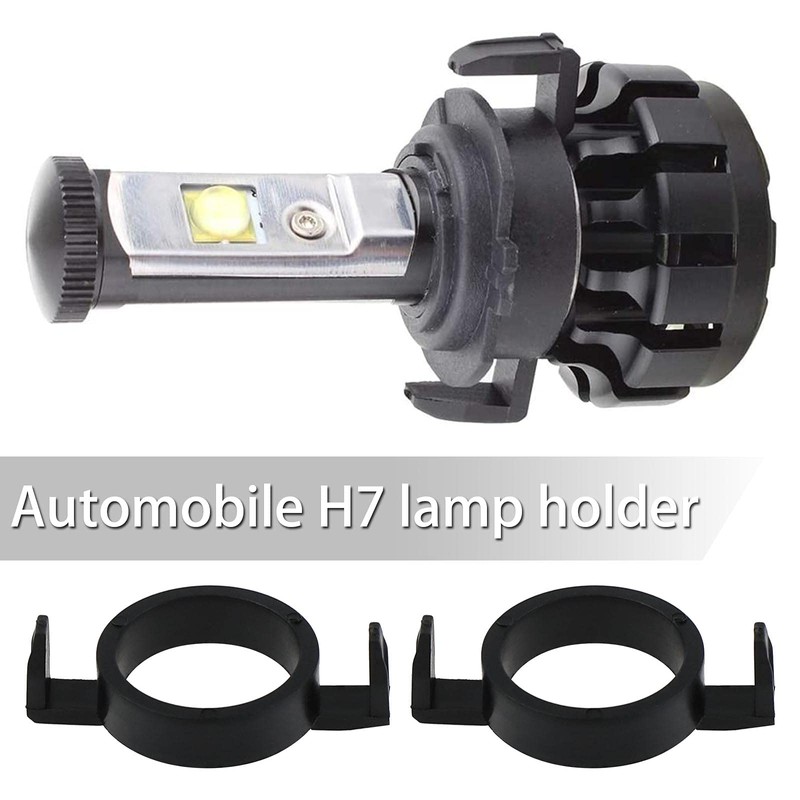 eMagTech 2 x H7 LED Socket Adapter Headlight Lamp Holder