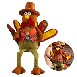 Stuffed Turkey Doll Home Decor Thanksgiving Plush Turkey Decor Great Gift for Family