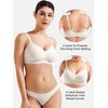 YEOREO Women Push Up No Underwire Bra Full Coverage V