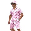VUGOTU Men's 2 Piece Tracksuit 80s 90s Outfit Button Down