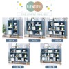 IOTXY Wooden Open Shelf Bookcase - 3-Tier Floor Standing Display