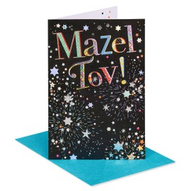 American Greetings Mazel Tov Congratulations Card (Every Bit of Happy)