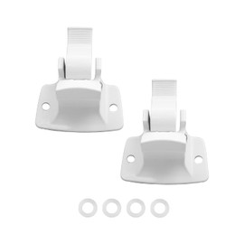 ULZOZN Wall Mount Bracket Replace 3314067.004B, Awning Mounting Bracket Fit for RV Camper Trailer Compatible with Baraket Fixed Awning and More White 2 Pcs