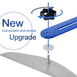 TMYPN Stair Tread Template Tool - Stair Tread Measuring Tool,Stair measurement layout tool,Shelf Layout Tool & Stair Tread Template Tool Jig, Measuring Stair Tool Self Scribe Tool for Stairs,Tread Jig