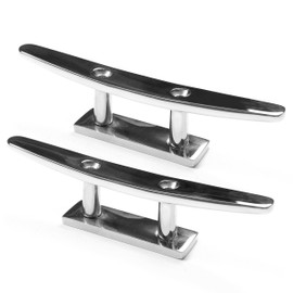 MIZUGIWA 316 Stainless Steel Mooring Boat Deck Cleats 8" Pack of 2