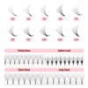 Premade Fans Eyelash Extensions, 800 Fans 3D 16mm Mix Promades