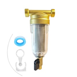 Water Filter, Reusable, Pre-Filter, Water Filter, Spin Down Sediment, Water Filter, Water Prefilter, Sediment Filter for Sediment Filter, Well Water Hose (3/4 Inch)